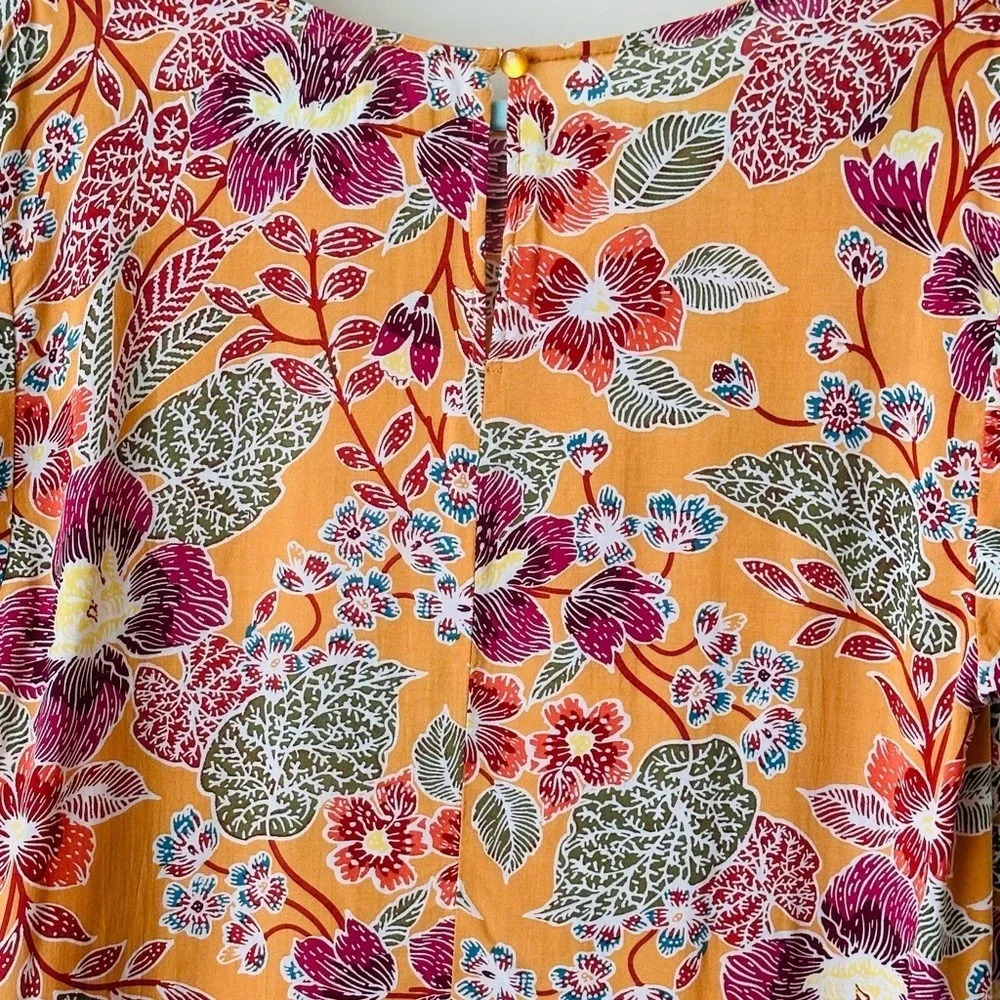 Christian Siriano Floral Blouse - Womens Hi-Lo Shirt Size XL - Picture 8 of 13